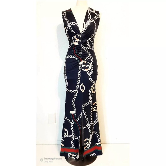 Dresses & Skirts - Designer Chain Print Dress